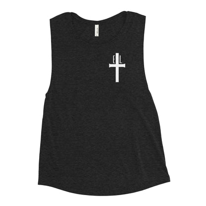 Ladies’ Muscle Tank (White)