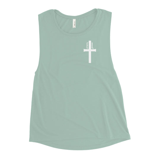 Ladies’ Muscle Tank (White)